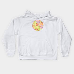 Sunshine Filigree Floral Kids Hoodie